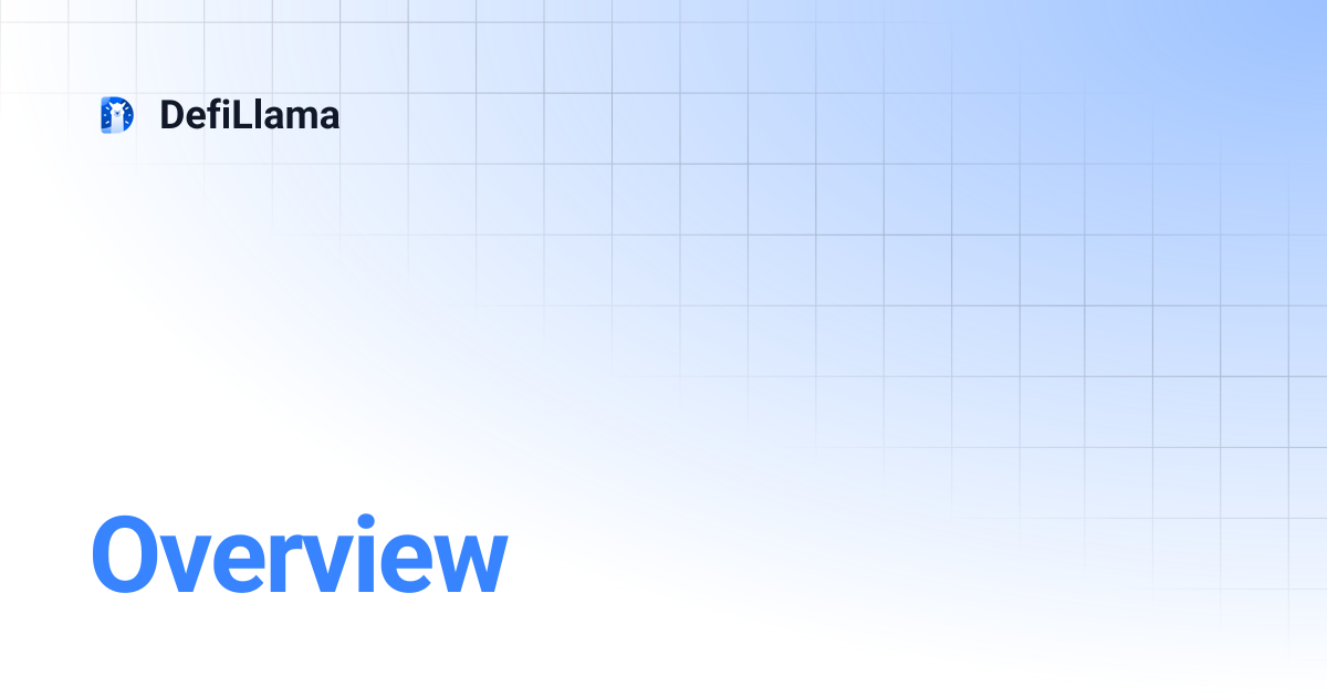Overview | DefiLlama